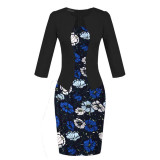 Vintage Summer Dress Female Zipper Office 2017 Vestidos De Festa Pencil Women Clothing Sexy Bodycon Clothes Robe Party Dresses