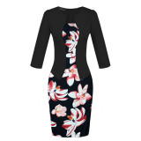 Vintage Summer Dress Female Zipper Office 2017 Vestidos De Festa Pencil Women Clothing Sexy Bodycon Clothes Robe Party Dresses