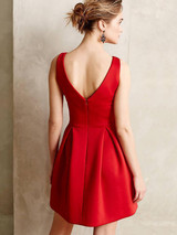 Vintage Slim Fit Mini Evening Dress