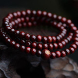 Vintage Sandalwood Buddhist Buddha Meditation  6mm 108 beads Wood Prayer Bead Mala Bracelet Women Men jewelry
