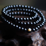 Vintage Sandalwood Buddhist Buddha Meditation  6mm 108 beads Wood Prayer Bead Mala Bracelet Women Men jewelry