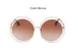 Vintage Round Big Size Oversized lens Mirror Brand Designer Pink Sunglasses Lady Cool Retro UV400 Women Sun Glasses Female