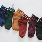 Vintage Pearl Decorative Shiny Socks Female Hipster Rhinestone Autumn Short Harajuku Socks Women Fashion Art Funny Ankle Socks Vintage Pearl Decorative Shiny Socks Female Hipster Rhinestone Autumn Short Harajuku Socks Women Fashion Art Funny Ankle Socks