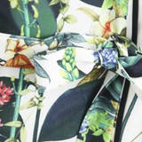 Vintage Leaves Floral Print Sashes Kimono Shirt Women 2018 New Fashion Bandage Cardigan Long Sleeve Blouse Casual Femme Blousas