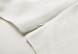 Vintage Lantern Sleeve Shirts Women Fashion Design O-Neck Organza Tops Temperament Ladies Black White Puff Chiffon Blouse