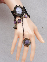 Vintage Lace With Ring Bracelet Accessories