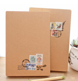 Vintage Journal Diary Book Paper School Stationery Blank Pages Sketch Notebooks Blank Kraft Paper