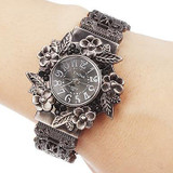 Vintage Flowers Bracelet Watch Women Watches Ladies Watch Women's Watches Clock Women bayan saat relogio feminino reloj mujer