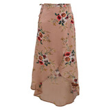 Vintage floral print long skirts women Summer elegant beach maxi skirt Boho high waist asymmetrical skirt Vintage floral print long skirts women Summer elegant beach maxi skirt Boho high waist asymmetrical skirt