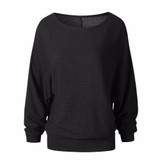 High Quality Sweater Women Autumn Winter Loose Long Batwing Sleeve Sweater Tops New Fashion Pullovers Thin Sweaters Jumper
