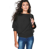 High Quality Sweater Women Autumn Winter 2017 Loose Long Batwing Sleeve Sweater Tops New Fashion Pullovers Thin Sweaters Jumper