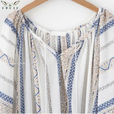 high quality Summer style Kimono blouses top Plus size XL-5XL Fluid Systems Printed Casual Women shirts blusas tops vintage body
