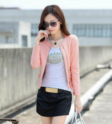 High Quality Spring Autumn Women's PU Leather Motorcycle Jacket Female Fashion Slim Short Jackets Coat Outerwear  FY15030911