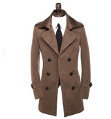 High quality slim trench coat men overcoat mens clothing teenage double breasted outerwear casaco masculino classic casual 9XL