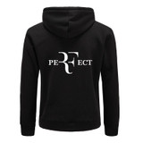 High Quality Roger Federer RF print perfect Hoodies men women unisex Hip Hop zipper black hoodie Sweatshirt hoody Free Shipping High Quality Roger Federer RF print perfect Hoodies men women unisex Hip Hop zipper black hoodie Sweatshirt hoody Free Shipping