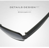 High Quality Retro Sunglasses Men Polarized Driving Sun Glasses Mens Outdoor Metal Frame Vintage Glasses Brand Designer Eyewear