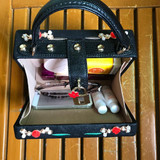 High Quality PU Embroidery Diamond Red Rose Flower Beaded Fashion Women Shoulder Handbags Crossbody Bags Evening Bags Box Clutch