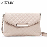 High Quality PU Leather Vintage Women Envelope Bag Flap Front Crossbody Shoulder Bag Women Clutch Bag Handbags Dec19