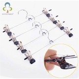 High quality plastic dipping iron trousers rack trouser clamp trousers hanger rack clips outdoor airing support washing supplies