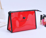 High Quality Patent Leather Makeup Bag Make Up Bags Female Zipper Cosmetic Bag Lady Cosmetic Cases Travel Organizer Bag SC0220M