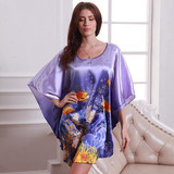 High Quality Nightgowns Sleepshirts 2016 Faux Silk   home Bathrobe female Women Sleepwear Dressing Gown High Quality Nightgowns Sleepshirts 2016 Faux Silk   home Bathrobe female Women Sleepwear Dressing Gown