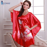 High Quality Nightgowns Sleepshirts 2016 Faux Silk   home Bathrobe female Women Sleepwear Dressing Gown High Quality Nightgowns Sleepshirts 2016 Faux Silk   home Bathrobe female Women Sleepwear Dressing Gown