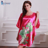 High Quality Nightgowns Sleepshirts 2016 Faux Silk   home Bathrobe female Women Sleepwear Dressing Gown High Quality Nightgowns Sleepshirts 2016 Faux Silk   home Bathrobe female Women Sleepwear Dressing Gown
