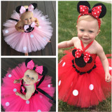 High Quality Minnie Dress Baby Girl Dots Birthday Party Dress Fancy Cosplay Costume Kids Girls Red Pink Tulle Cartoon Tutu Dress High Quality Minnie Dress Baby Girl Dots Birthday Party Dress Fancy Cosplay Costume Kids Girls Red Pink Tulle Cartoon Tutu Dress