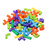 Educational Water Pipe Building Blocks Toys for Children DIY Assembling Pipeline Tunnel Block Model Toy for kids