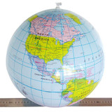 Educational Toys for Children 1 pc 40CM Inflatable World Map Globe Teach Geography Toys for Kids Balloon Beach Ball