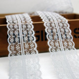 DongCai Lace Trim Ribbon 10 Yards/lot 45mm Apparel Sewing Knit Fabric DIY Embroidered Net Fabric Cord Lace Patchwork Accessories