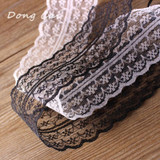 DongCai Lace Trim Ribbon 10 Yards/lot 45mm Apparel Sewing Knit Fabric DIY Embroidered Net Fabric Cord Lace Patchwork Accessories