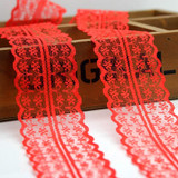 DongCai Lace Trim Ribbon 10 Yards/lot 45mm Apparel Sewing Knit Fabric DIY Embroidered Net Fabric Cord Lace Patchwork Accessories
