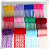 DongCai Lace Trim Ribbon 10 Yards/lot 45mm Apparel Sewing Knit Fabric DIY Embroidered Net Fabric Cord Lace Patchwork Accessories