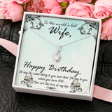 Happy Birthday To Wife - Beauty Necklace