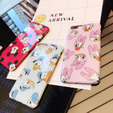 Donald Duck and Daisy phone Cases For iphone 6 6s 6plus 7 7Plus Glossy soft silicon case back cover for iphone 8 8plus