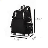 Don Diablo noctilucous backpack student school bag Daily backpack men women Rucksack