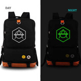 Don Diablo noctilucous backpack student school bag Daily backpack men women Rucksack