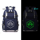 Don Diablo noctilucous backpack student school bag Daily backpack men women Rucksack