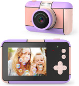Wisjoys joylink Kids Camera, Rechargeable 2.4inch Digital Camera for kids Toy Camera with 16MP HD 1080P Video Recorder Child Digital Camera with 32GB TF Card