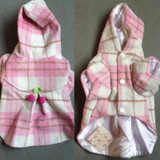 dog warm coat pet clothes for dogs and cats small dog clothes winter jacket  plaid overcoat windbreaker