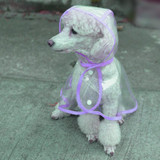Dog Raincoat Pet Clothing Pet Transparent Raincoat Light Clothes Apparel Waterproof Beautiful Small Dog Raincoat With Hood