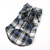 Dog Pet Casual Plaid Lapel Button Shirt Jacket Cotton Blend Sweatshirt Dogs Clothes Best