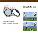 Dog Leash Rope For Dogs Harness Collar Pet Product Dog Cat Lead Retractable puppy leads Red And Blue Girl China Dog Leash Nylon