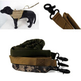 Dog Leash 1000D Nylon Tactical Military Police Dog Training Leash Elastic Pet Collars