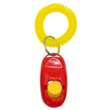 Dog Clicker Cat Training Trainer with Key Ring And Wrist Strap 7 Colors