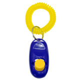 Dog Clicker Cat Training Trainer with Key Ring And Wrist Strap 7 Colors