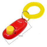 Dog Clicker Cat Training Trainer with Key Ring And Wrist Strap 7 Colors