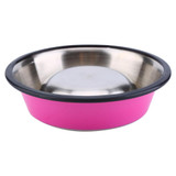 Dog Bowl Stainless Steel Anti-skid Pet Dog Cat Food Water Bowl Pet Feeding Bowls XS-L For Pet Food Water Feeder