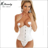Dobby corsets and bustiers trainer black underbust corset waist cincher bustiers for women Embroidery corselet-A0